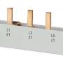 SIEMENS barramento de pente 4x3 fases 5ST3645, 12 módulos, 63 A, 400 V, 10 mm², totalmente isolado