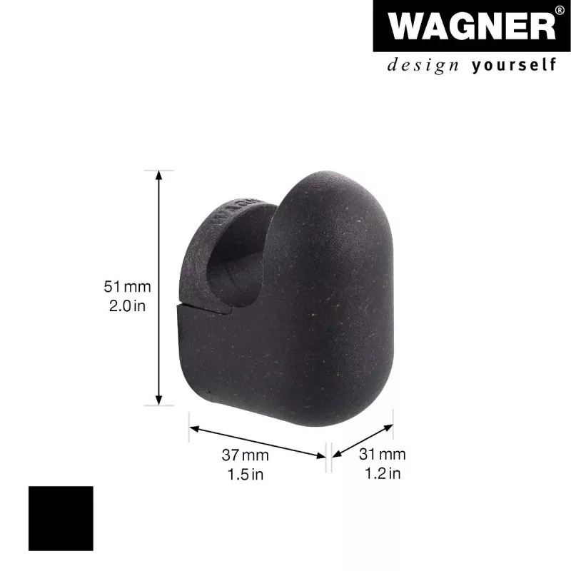 Wagner design yourself PILL cabide preto 1 unid. (WH 0401) 17040121