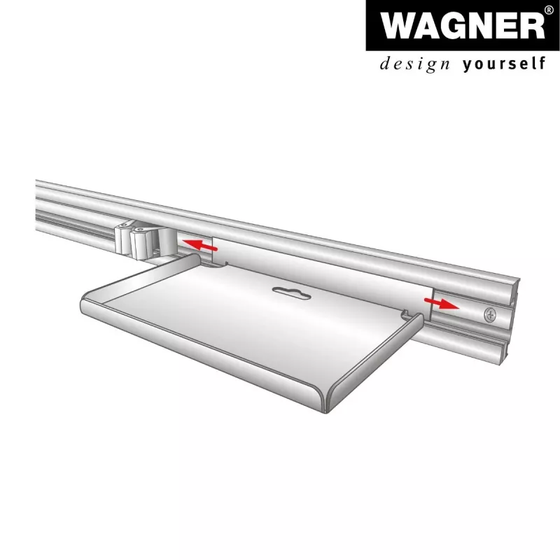 Wagner design yourself suporte de parede WH 2088 preto (15208801)