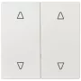 SIEMENS Delta Style interruptor de estore com símbolo, branco titânio 5TG7147