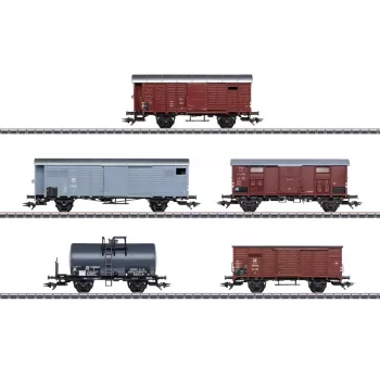 Märklin 46575 H0 BLS Ae 6/8 conjunto de 5 vagões de mercadorias