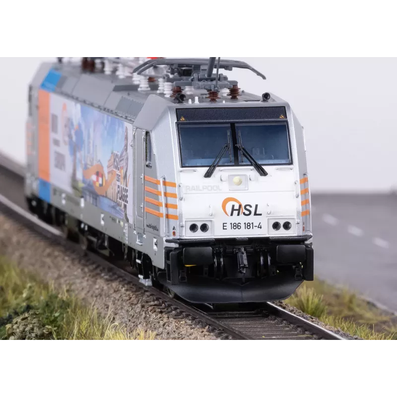 Märklin 38803 H0 locomotiva elétrica BR 186 da HSL Logistik