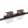 Märklin 46850 H0 SBB Sputnik conjunto de vagões de parede deslizante, 2 vagões