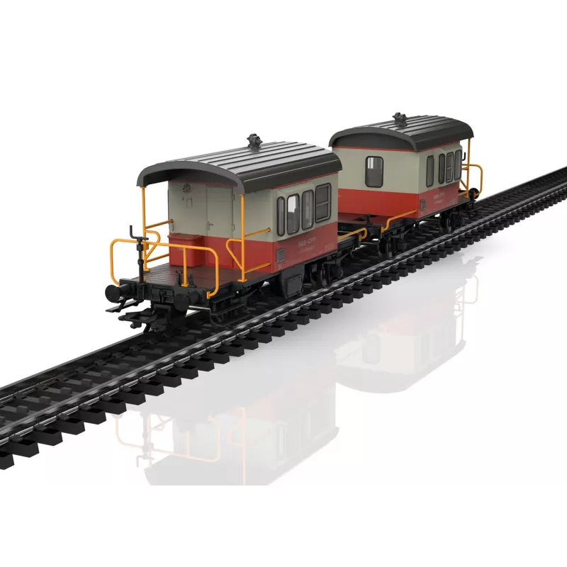 Märklin 46850 H0 SBB Sputnik conjunto de vagões de parede deslizante, 2 vagões