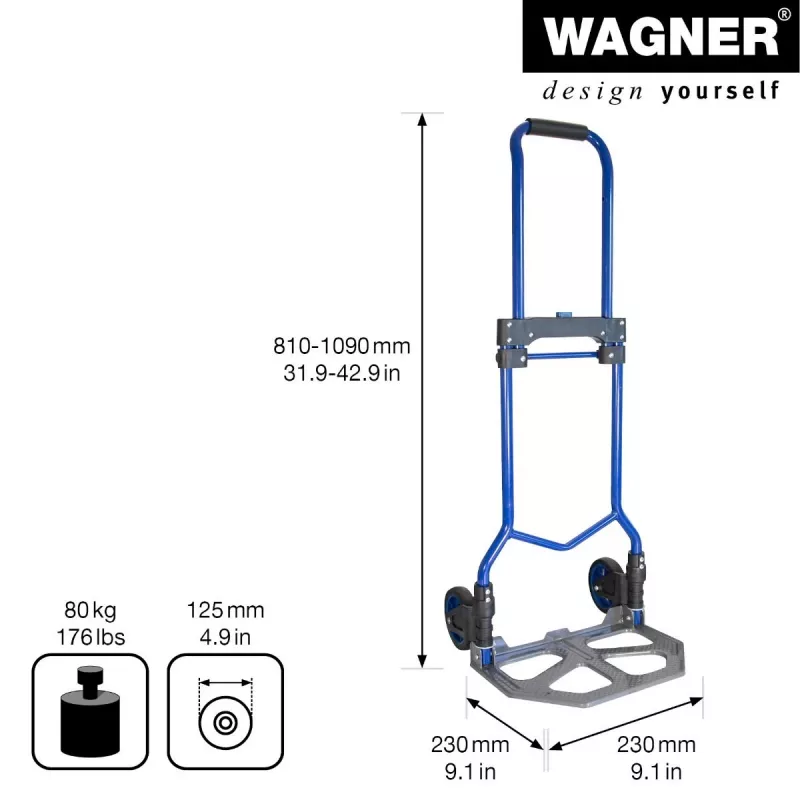 Wagner design yourself MM 4123 carrinho de mão até 80 kg (20412301)