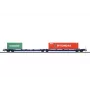Märklin 47474 Sdggmrss vagão de bolsas duplo H0 escala 1:87 azul-cobalto 393 mm