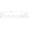 SIEMENS 5ST36760 barramento de pente 10mm² 1P+N 12 módulos, 6 AFDD + 6 componentes