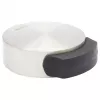 Wagner Design Yourself EH 5111 batente de porta de chão, zamac com anel de borracha, níquel acetinado, 50 mm de diâmetro (15511111)