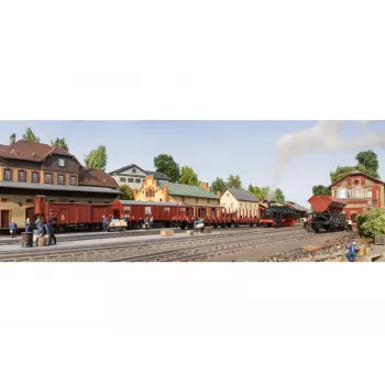 Märklin 48820 H0 vagão fechado de mercadorias G10, Deutsche Bundesbahn, Época III