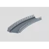 Märklin rampa curva para pilares de ponte H0 escala cinzento 074623