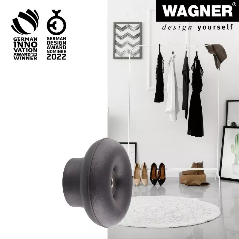Wagner Design Yourself DOT cabide de bengaleiro GH 0202, 1 gancho, preto 17020221