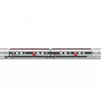Märklin 043451 H0 conjunto de vagões complementares SBB Giruno, 2 peças, Época VI