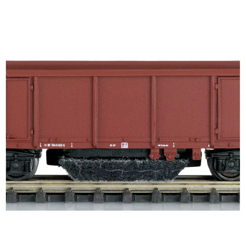 Märklin 86501 via Z vagão de limpeza de carris - preto/vermelho