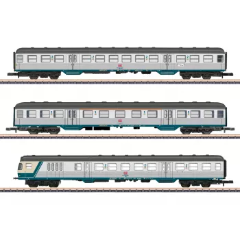 Märklin 087183 Z escala conjunto de vagões Karlsruher Kopf DB A