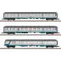 Märklin 087183 Z escala conjunto de vagões Karlsruher Kopf DB A