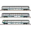 Märklin 087183 Z escala conjunto de vagões Karlsruher Kopf DB A