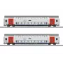 Märklin 043566 H0 conjunto de vagões de dois pisos SNCB M6 2.ª classe