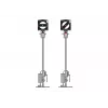 Märklin 70421 H0 postes de sinal com 2 LEDs brancos