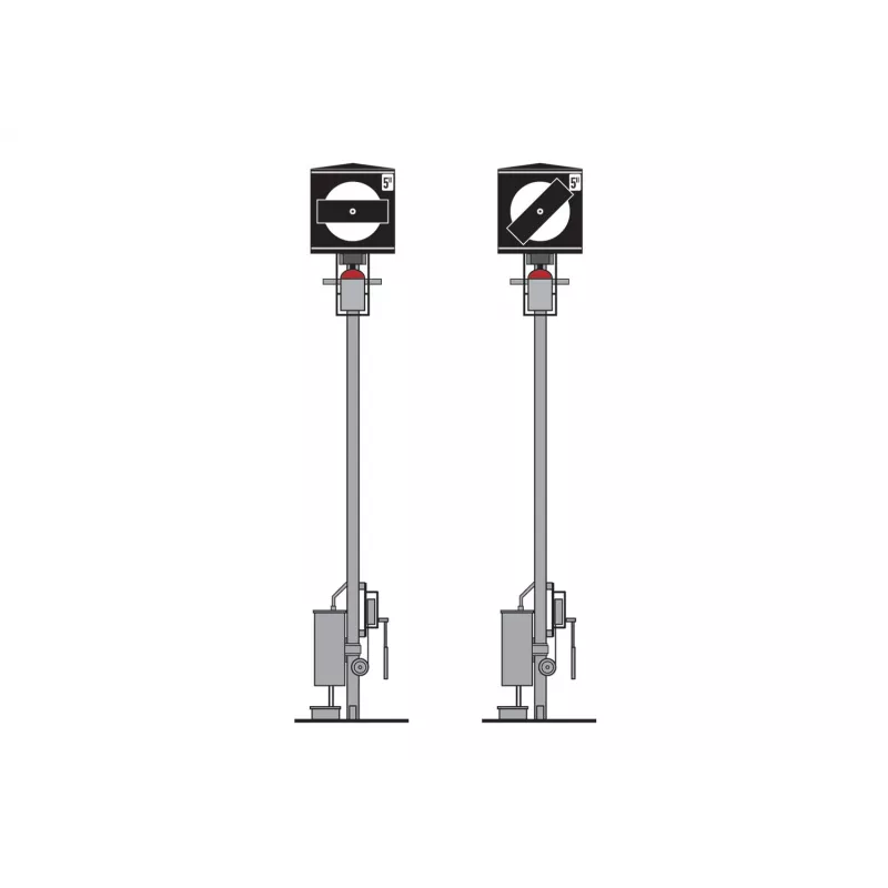 Märklin 70421 H0 postes de sinal com 2 LEDs brancos
