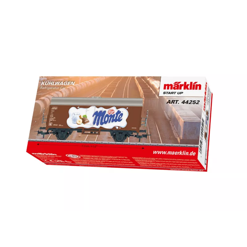 Märklin 44252 H0 vagão de mercadorias coberto Gms 30, época III, DB, castanho