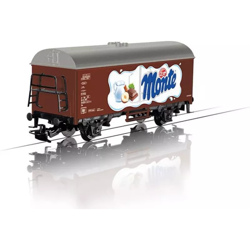 Märklin 44252 H0 vagão de mercadorias coberto Gms 30, época III, DB, castanho