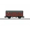 Märklin 44500 H0 vagão de mercadorias coberto com plataforma de travão, DB, época IV