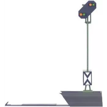 Märklin 76480 H0 sinal de bloqueio luminoso com sinal avançado, LED, digital
