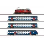 Märklin 81195 escala Z conjunto de comboio - S-Bahn Zurique locomotiva elétrica SBB e carruagens de dois pisos
