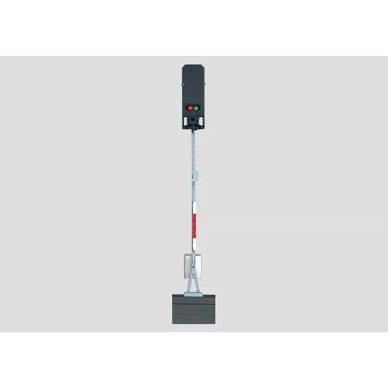 Märklin 74391 H0 sinal de bloqueio luminoso com LED, compatível digital/analógico 074391