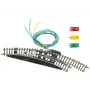 Märklin Z Escala Agulha Curva Eletromagnética Direita - Preto/Amarelo (8569)