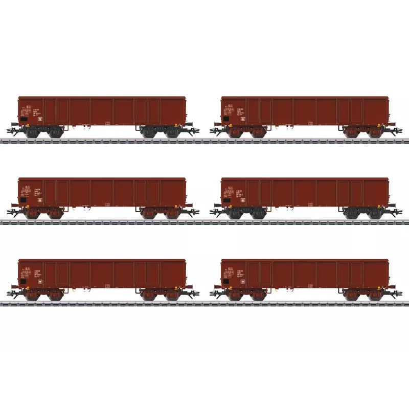 Märklin 046919 H0 Carruagem de Mercadorias Coberta Gms 30 Deutsche Bundesbahn Época III AC