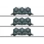 Märklin 48264 H0 Conjunto de 3 Peças Carruagens Silo para Mercadorias a Granel Kds 67 da DB