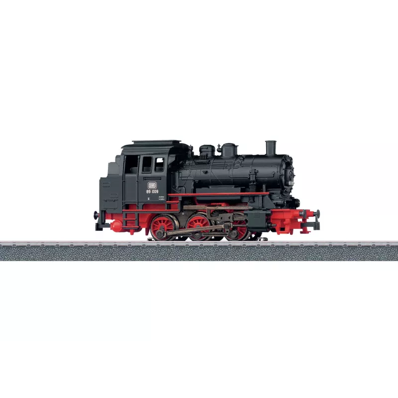 Märklin 30000 H0 locomotiva a vapor com depósito BR 89.0 época III AC 3 condutores