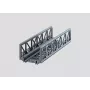 Märklin 07262 ponte de grade para maquetes HO – kit em plástico cinzento para ponte de via única, comprimento 360 mm