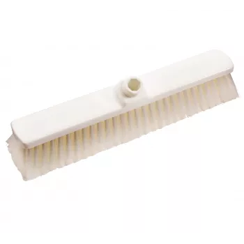Haug Bürsten 88820 cabeça de vassoura, plástico branco, 40 cm de largura, ligação roscada