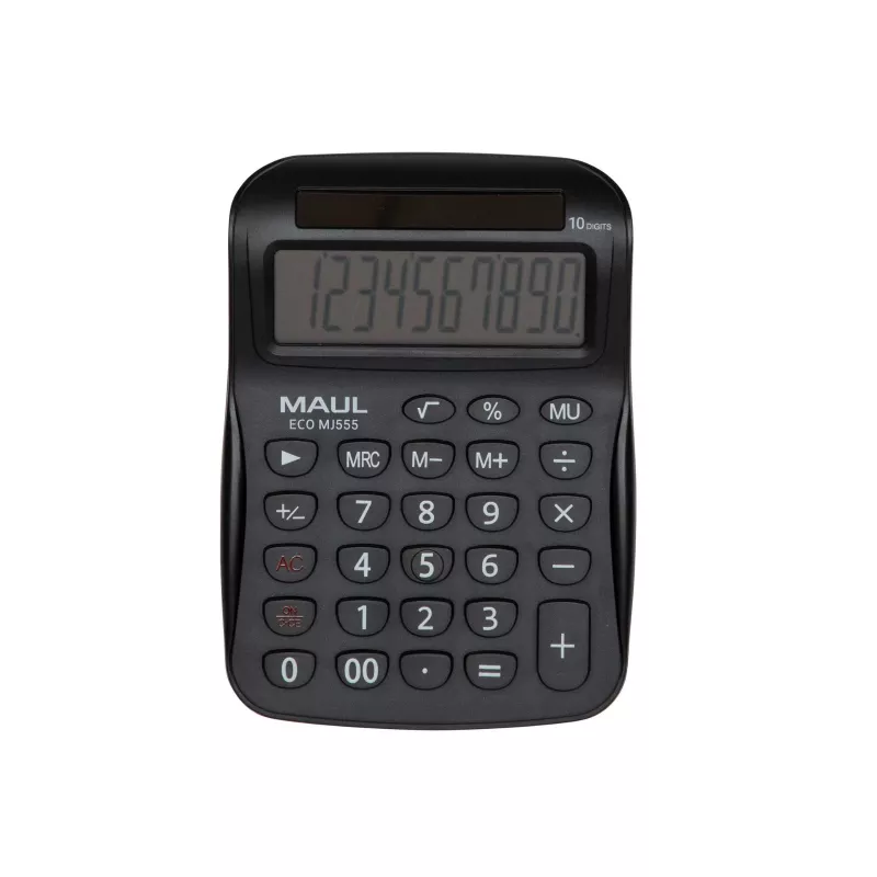 MAUL ECO MJ 555 calculadora de secretária branca 12 dígitos alimentação dupla 7263502
