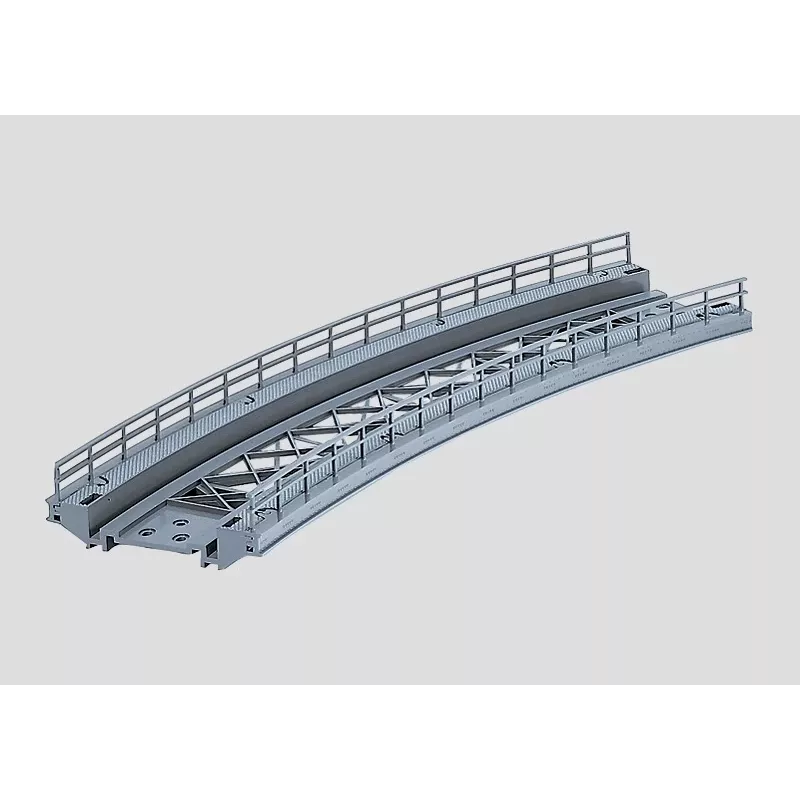 Märklin 07569 H0 segmento de rampa curvo para via C