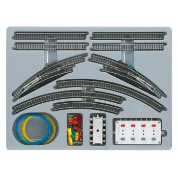 Märklin 08192 pack de via dupla T1 - escala Z (1:220) conjunto de expansão de vias