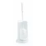 Haug Bürsten 6550 conjunto de escova de sanita e suporte, plástico branco