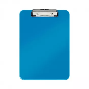 LEITZ WOW A4 prancheta azul metálico com mola metálica, capacidade 80 folhas 3971-00-36