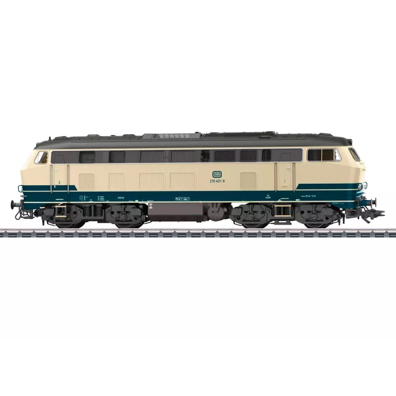 Märklin 39215 H0 locomotiva diesel série 218 DB azul-oceano mfx+ som e LED