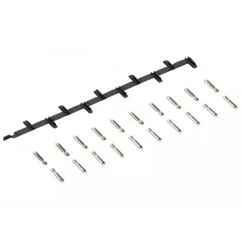 Märklin escala Z conjunto de ligações de separação e união de vias (10 de separação, 20 de união) 08954