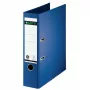 LEITZ dossier, 180°, A4, 80 mm, azul, capa de cartão rígido com revestimento de papel colorido, capacidade 600 folhas, 1 unidade (1007-00-68)