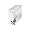 LEITZ easyboxx caixa de arquivo branca 150 mm de largura interior, pack de 25, cartão canelado reciclado