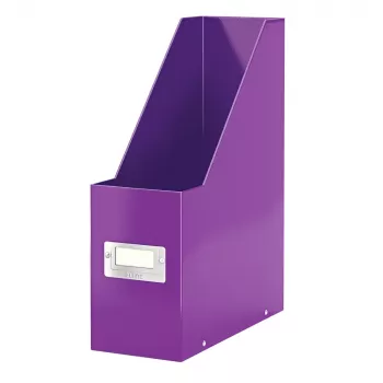 LEITZ Click & Store WOW porta-revistas A4, cartão rígido violeta com película de PP, montagem por botão de pressão, 1 unid. (6047-00-62)