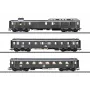 Märklin 42490 H0 Conjunto de 3 carruagens de passageiros de comboio rápido PwPost4ü-28 da DRG