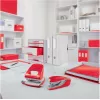 LEITZ Mini NeXXt WOW 5060 vermelho perfurador 10 folhas 2 furos 5060-10-26
