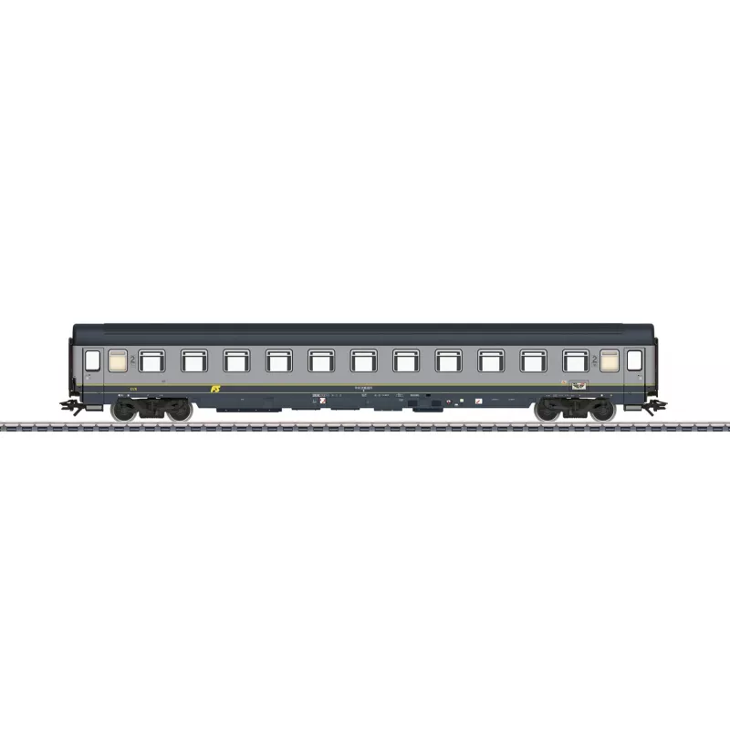 Märklin 42924 H0 carruagem de passageiros Bz da FS, 2.ª classe, época IV