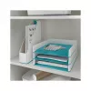 LEITZ WOW Duo Colour tabuleiro de correspondência A4 azul-gelo/branco 5361-10-51
