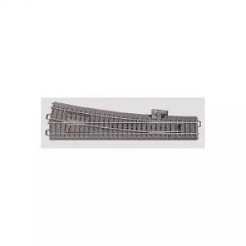 Märklin via C H0 (com leito) 24712 agulha, fina, direita 236,1 mm (24712)
